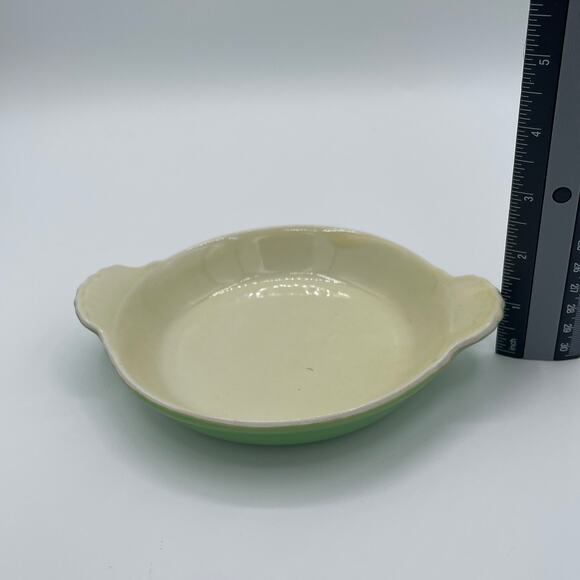 Vintage Hall Pottery 433 French Shirred Egg Dish - Picture 7 of 8